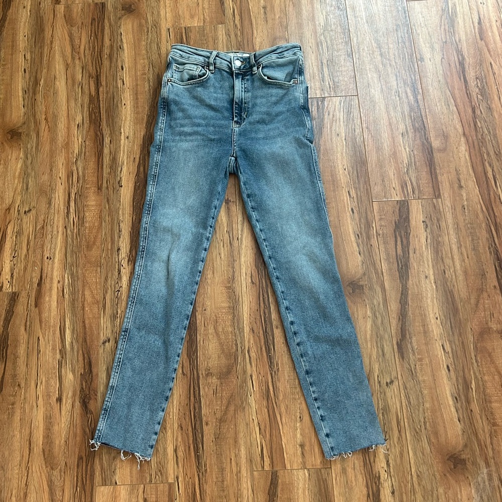 We The Free Skinny Raw Hem Jeans Sz 27